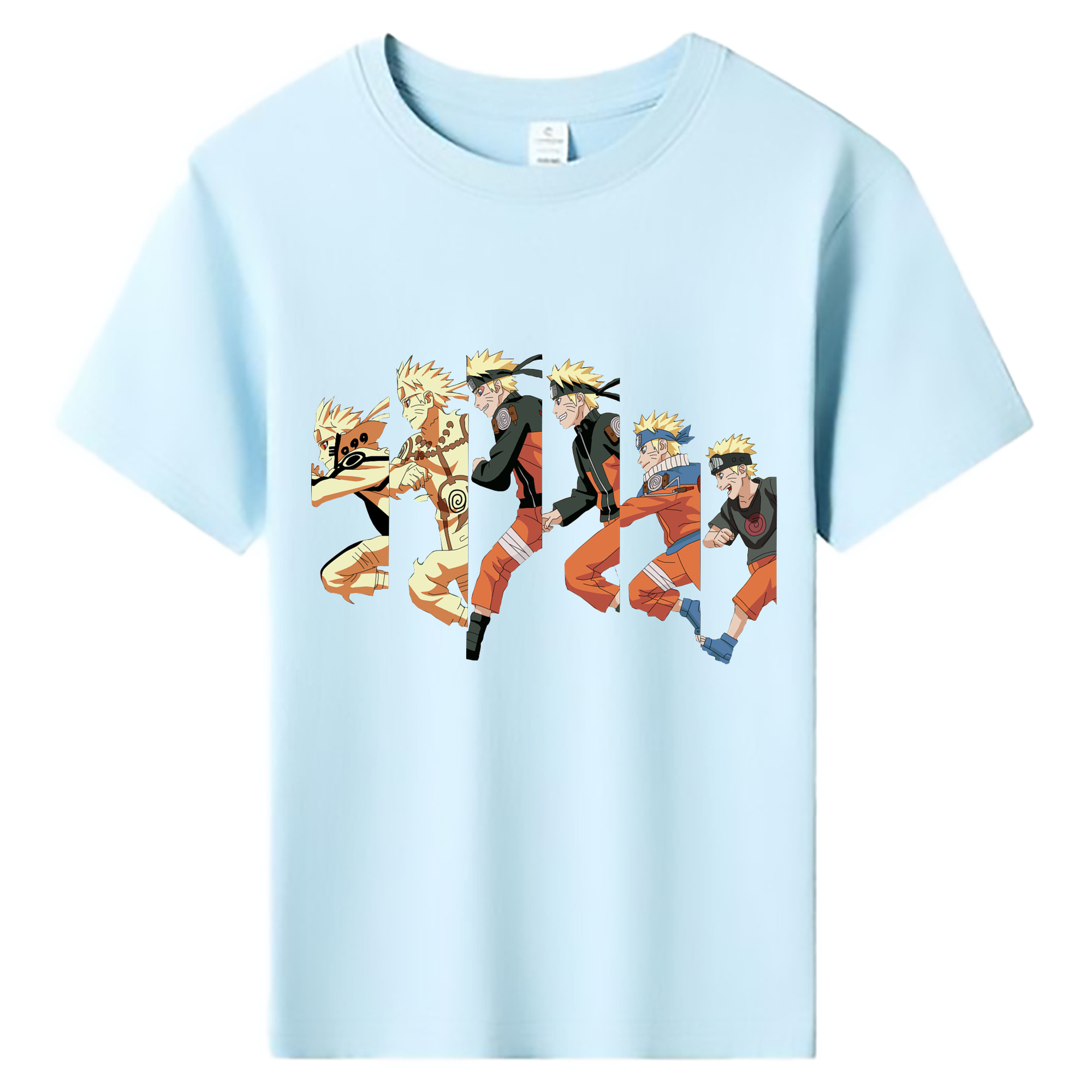 （画像用） NARUTO -ナルト- うずまき ナルト Uzumaki Naruto 綿100％キッズTシャツ（フロントプリント）